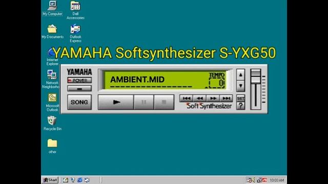 AMBIENT.MID - YAMAHA XG SoftSynthesizer S-YXG50 смотреть онлайн