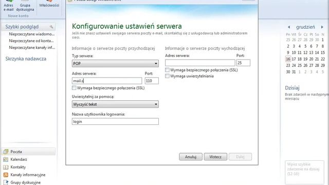 Windows Live 2012 - POP3S смотреть онлайн
