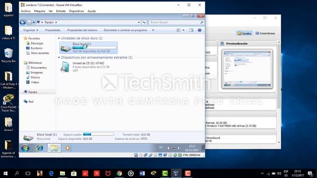 windows 7 en virtualbox y obtencion de permisos para windows 7 смотреть онлайн