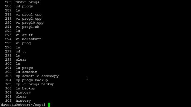Linux command options and history смотреть онлайн
