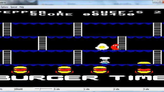 Burger Time - Acorn BBC Micro - emulador model b - probado Windows 7 x64 смотреть онлайн