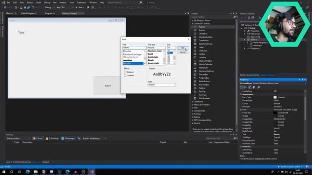 Make Desktop Applications With C#! | 2: Make UI смотреть онлайн