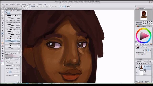 [CLIP STUDIO PAINT SPEEDPAINT] Alicia смотреть онлайн