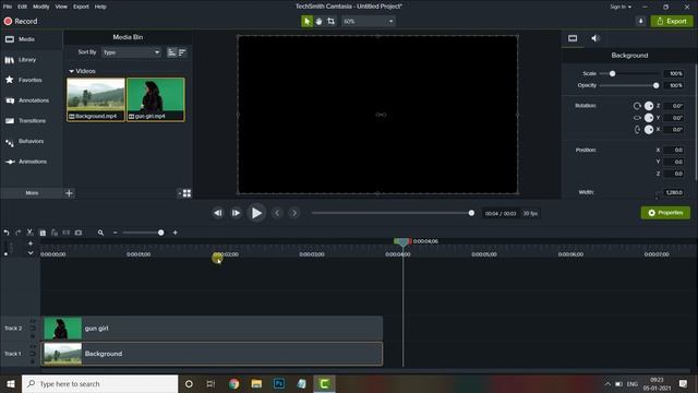 Green Screen Remove | Change Video Background | Chroma Key | Remove A Color | Camtasia Tutorial смотреть онлайн