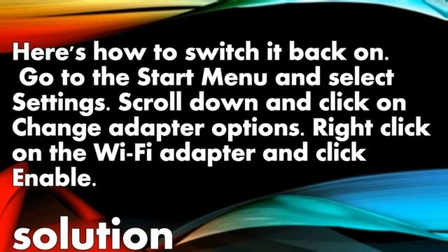 How do I turn my WIFI back on Windows 10 | wifi windows 10 | Qaiser Infotech смотреть онлайн