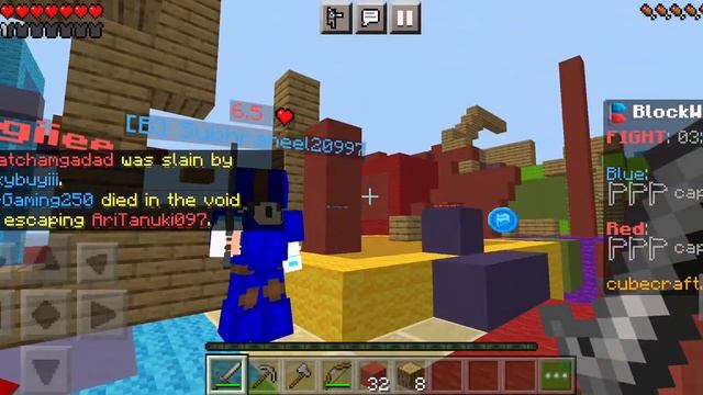 A Minecraft windows 10 player plays MCPE (Cubecraft CTF) смотреть онлайн