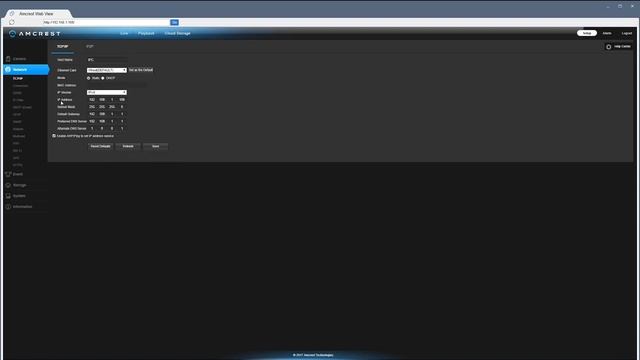 How to Set up Static IP Address on Amcrest IP Cameras, NVRs, and DVRs смотреть онлайн
