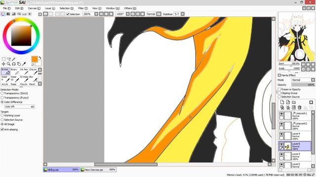 Speedpaint - Naruto [Mouse & Paint Tool Sai] смотреть онлайн