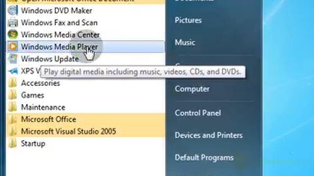 Windows Media Player 001 смотреть онлайн