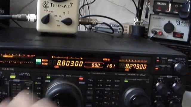 Yaesu FT-1000MP MKV Field RX Radio Mexico HF SSB Telephone Service Ship to Shore смотреть онлайн