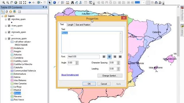 GIS Tutorial: Customizing the Halo Color of a Label in ArcMap 10.2.2 смотреть онлайн