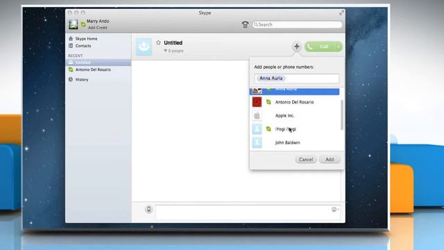 How to make a conference call to a new group in Skype® for Mac® смотреть онлайн