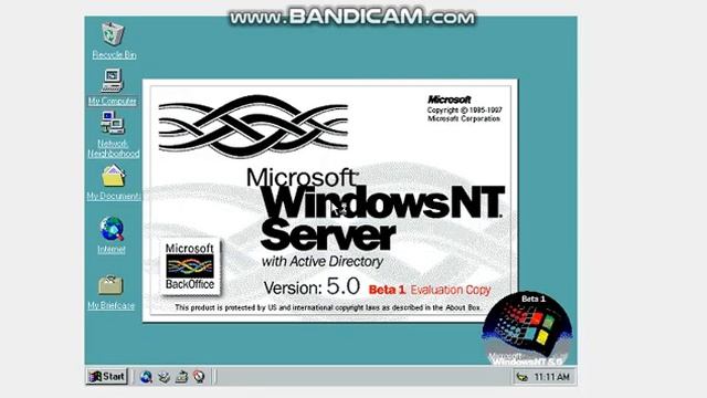 Windows NT 5 0 Server Windows 2000 Beta 1 Build 1671 1997 1998 Startup Logon and Logoff Shutdown смотреть онлайн