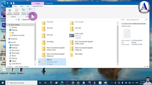 Windows 10 Interface Introduction Desktop-Background in Pashto Ep-2 / ویندوز 10 په پښتو - دوهمه برخ смотреть онлайн