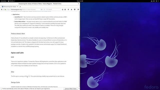 Fedora 27 Beta смотреть онлайн