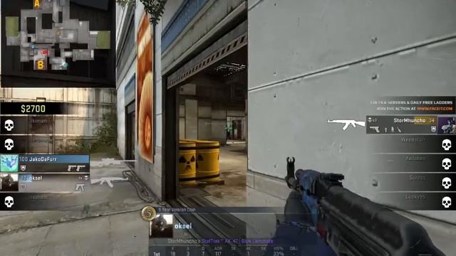CSGO faceit - CZ BROKEN ACE смотреть онлайн