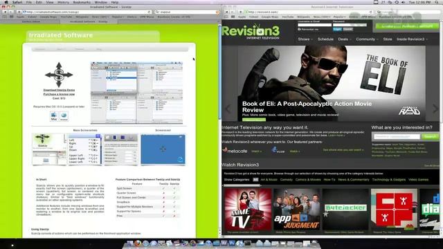 OS X: Split-Screen Finder Windows - Tekzilla Daily Tip смотреть онлайн
