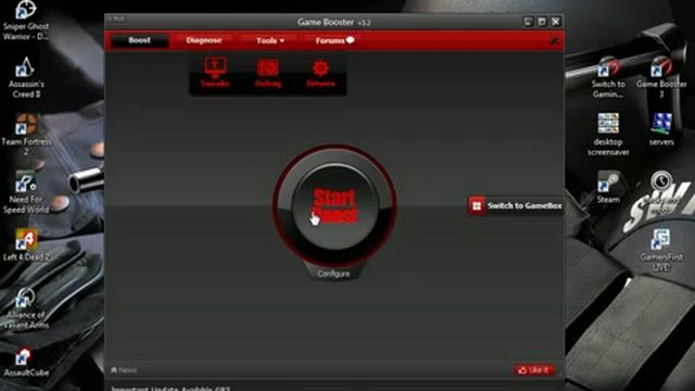 GAME BOOSTER TO INCREASE GAMING PERFORMANCE.FLV смотреть онлайн
