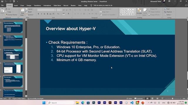 Video 02 Enabling Hyper V on Windows смотреть онлайн