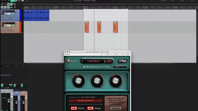 U-HE Protoverb Plug-In – Preset check with Reaper 5 смотреть онлайн