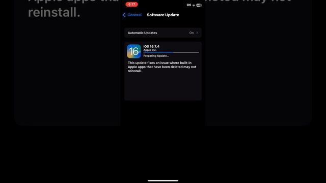 iOS 16.7.4 Software Update bug fixes your device iPhone смотреть онлайн