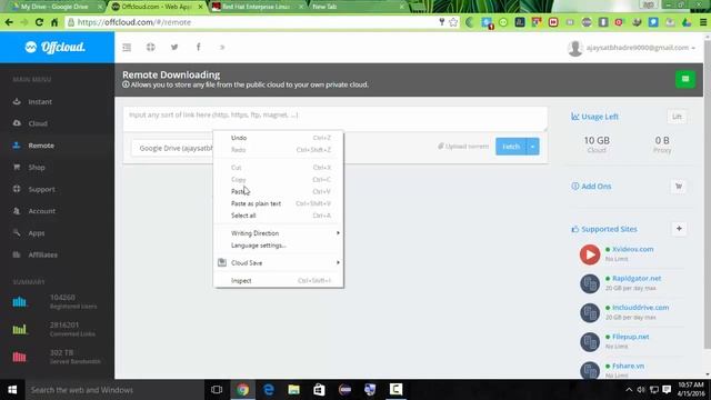 How to Save files to [Google Drive/DropBox/ etc ] from URL Internet [ UPTO 10 GB ] For Free . смотреть онлайн