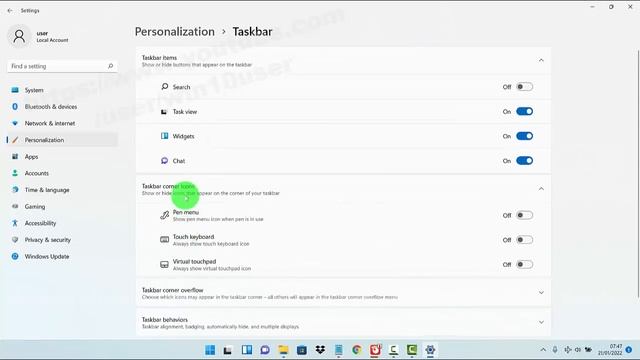 Windows 11 Home : How to show or hide Task view button that appear on the taskbar смотреть онлайн