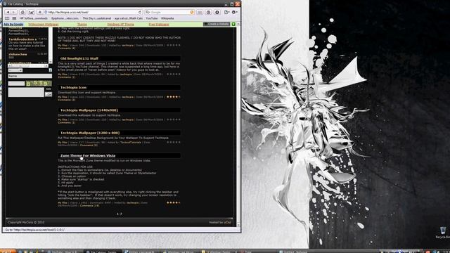 Zune theme for VISTA смотреть онлайн