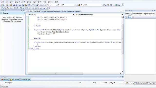 34_ال (VB.Net - ListBox 2) смотреть онлайн