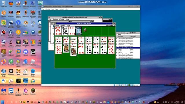 Windows NT 3.1 in Virtualbox смотреть онлайн