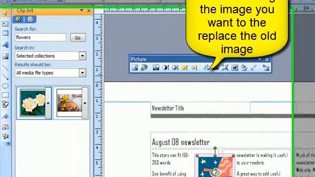 M16(7) Replacing an image in a Ms publisher document смотреть онлайн
