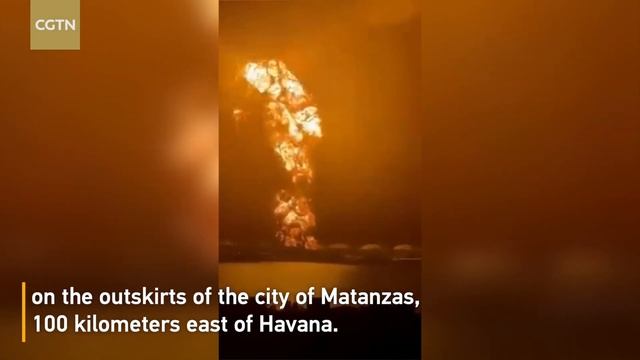At least one killed after lightning sets fuel tank ablaze in Cuba смотреть онлайн