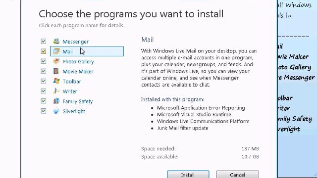 Install Windows Live Essential in Windows 7 - LearnNGo смотреть онлайн