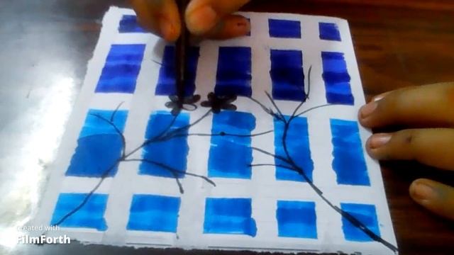 HOW TO DRAW A WINDOW SCENERY 😍😍 USING WATER COLOUR......... смотреть онлайн