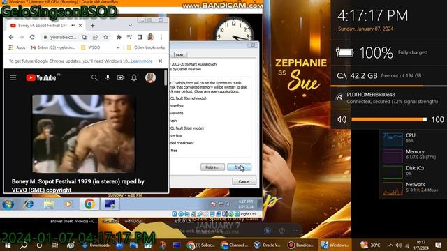 Ma Baker has BSOD VM (Windows 7 Ultimate HP OEM) смотреть онлайн