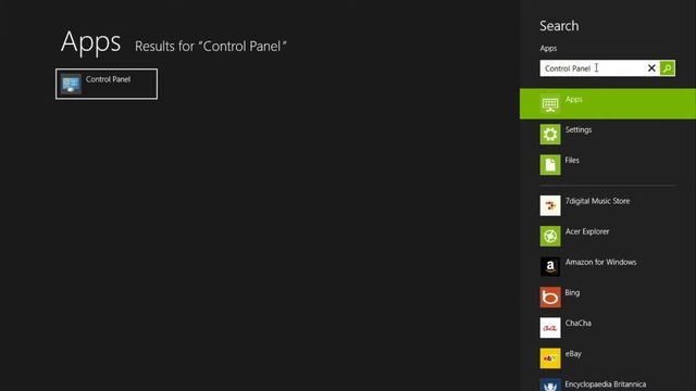 Windows 8 - Add the Control Panel to the Start Screen смотреть онлайн