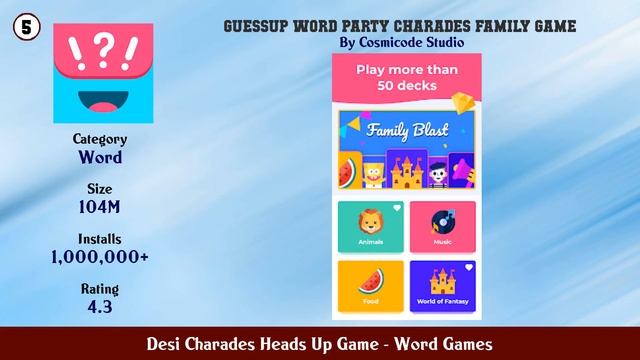 Top 10 Desi Charades Heads Up Game Android Games смотреть онлайн