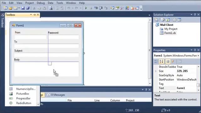 Visual Basic Tutorial 141 SMTP Client Part 1 Building The Interface смотреть онлайн