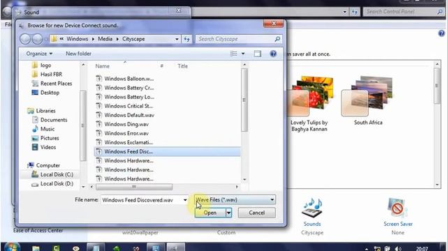Windows 7 Tips : How to Change Device Connect Sound (Program Events) смотреть онлайн