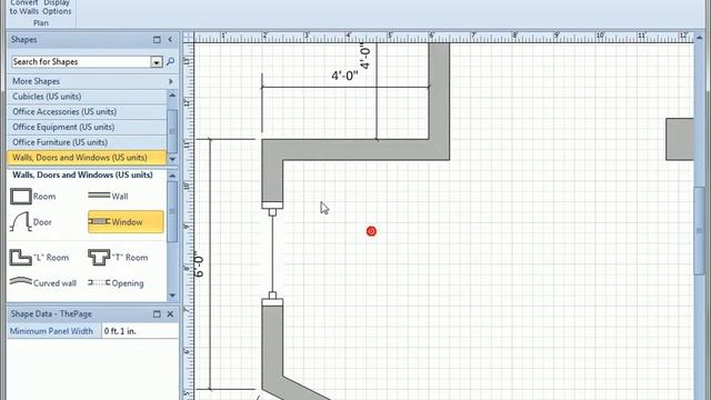8 3 Walls, Windows, and Doors in a Visio 2010 Office Plan смотреть онлайн