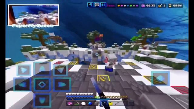 Hive Skywars +HANDCAM PT4(with Pad IOS 3k Texture pack)| Mobile gameplay | PaperFlyQueen смотреть онлайн