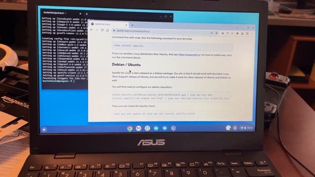 Spotify on Chrome OS Flex смотреть онлайн