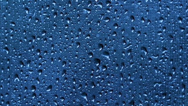 Rain Ambience on Window, Blue [2 Hours] For Sleep смотреть онлайн
