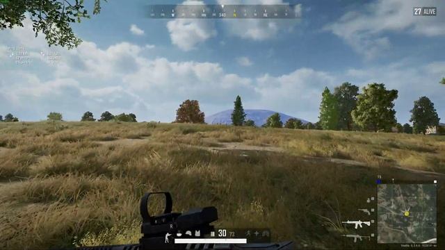 PUBG [FPP Solo] - On the run with a mini14 смотреть онлайн