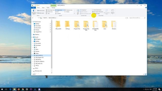 How to show Hidden Files & Folders (Windows 10) смотреть онлайн