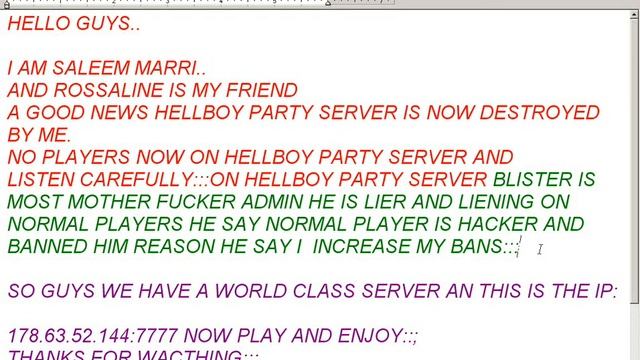 HELLBOY FUCKING PARTY SERVER.wmv смотреть онлайн