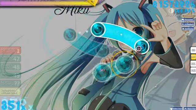 OSU! Tatsh feat. Hatsune Miku - Cinderella Romance смотреть онлайн