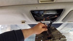 Перетяжка Потолка в Алькантару Mercedes benz w210