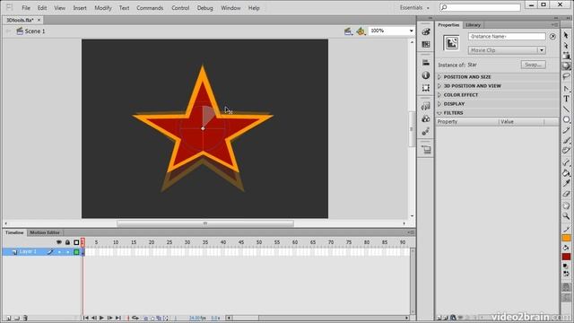 Adobe Flash CS6: The 3D Rotation and Translation Tools 25 Learn ByVideo смотреть онлайн