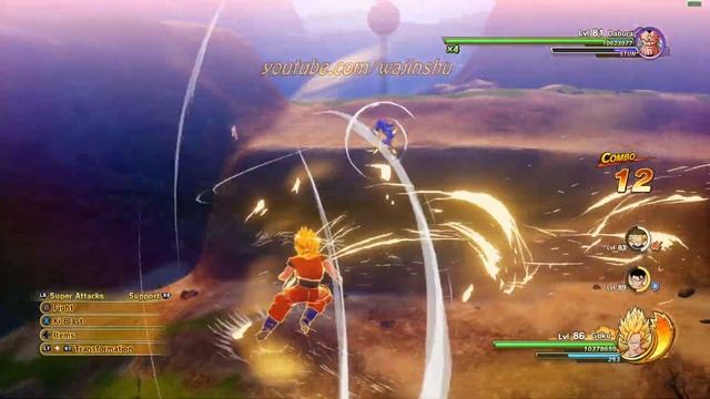 Goku Sparring with Revived Dabura - Dragon Ball Z Kakarot PC Gameplay 1080p 60 FPS смотреть онлайн